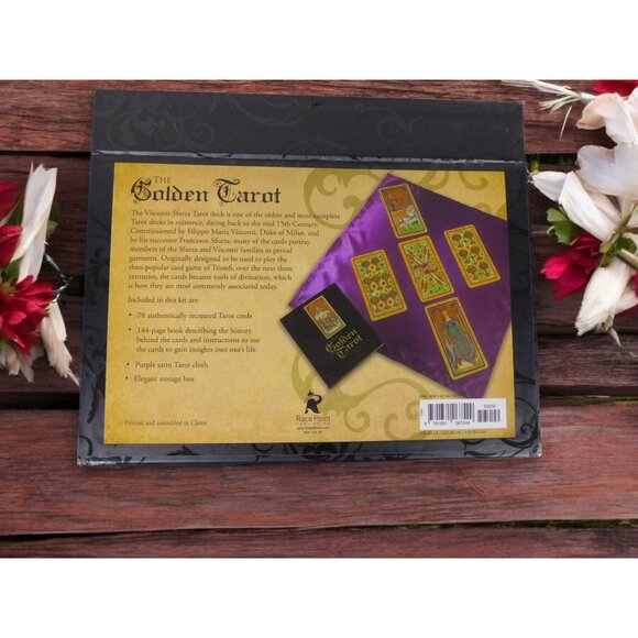 The Golden Tarot: Visconti-Sforza Deck by Mary Packard, New in Box - Picture 6 of 11